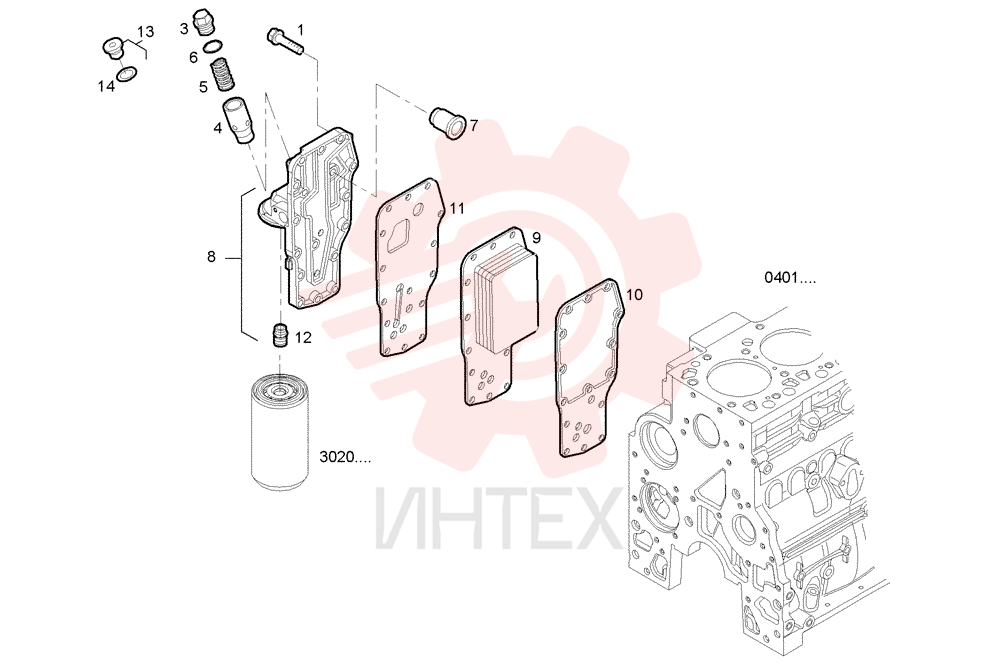 SCREW,Hex Flg, M8 x 1.25 x 35