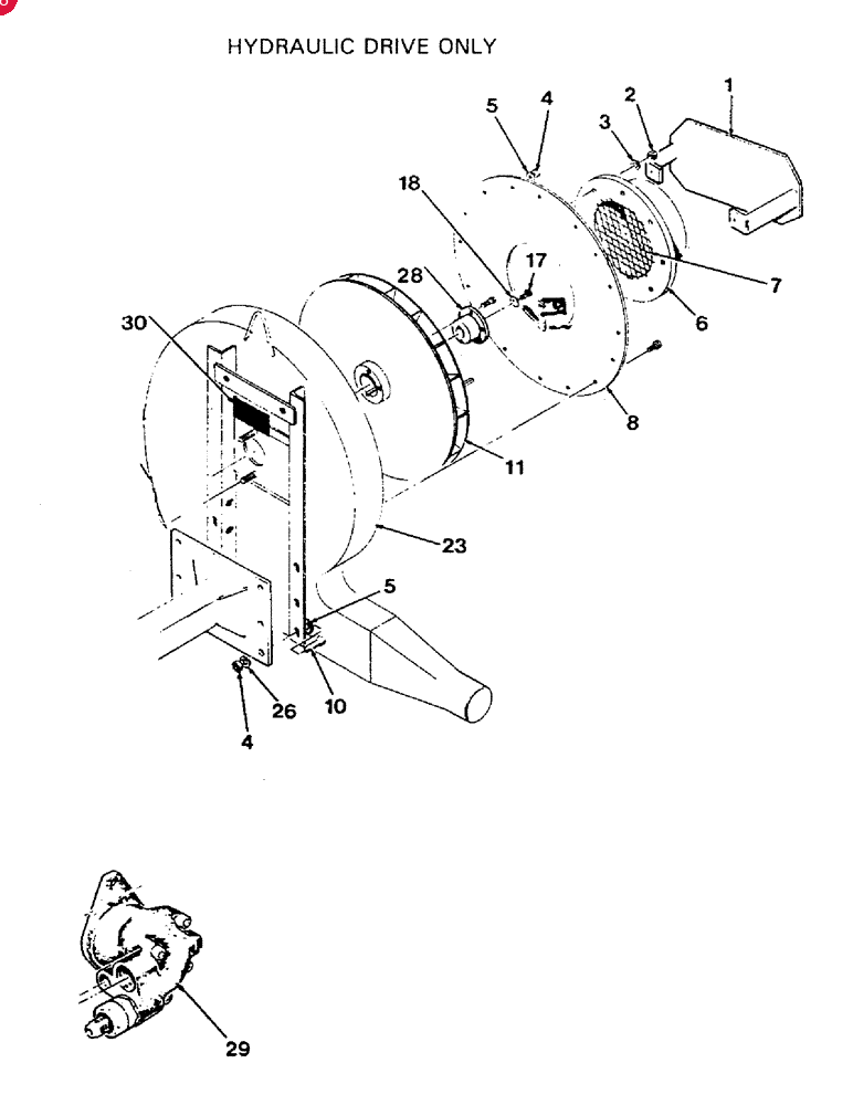 CONCORD AIR SYSTEM BLOWER ASSEMBLY, (2 through 23)