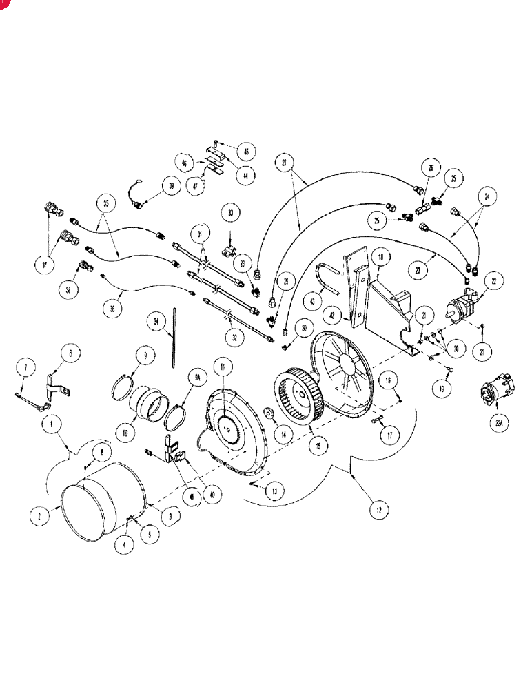 CONCORD AIR SYSTEM BRACKET (Refer to M200 electrical sys for hardware)