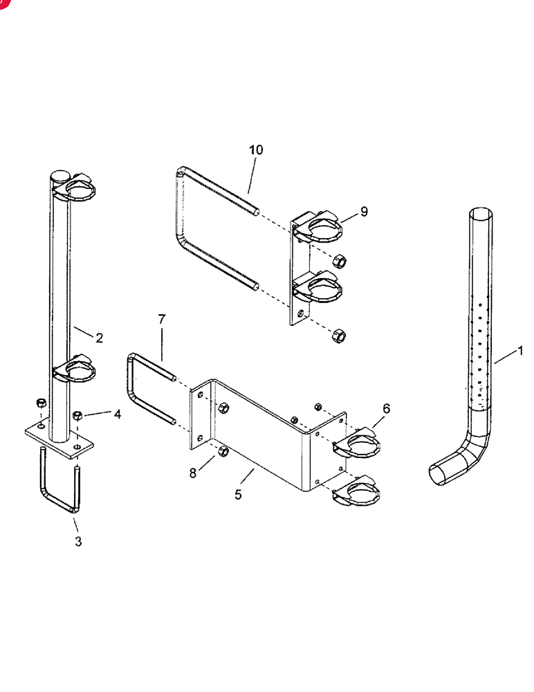 CONCORD AIR SYSTEM TUBE,2.5" Diameter, 32.875" Length