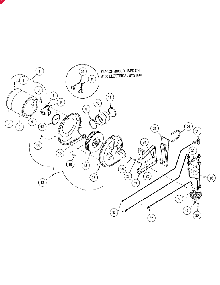 CONCORD AIR SYSTEM HOSE,5.00" ID, 6.00" ID x 6.00"