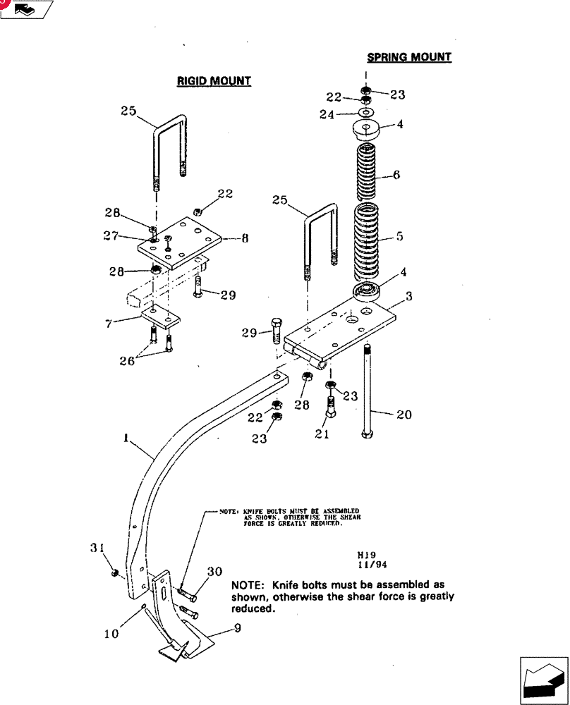 DMI NUTRI-PLACR MOUNTING PARTS