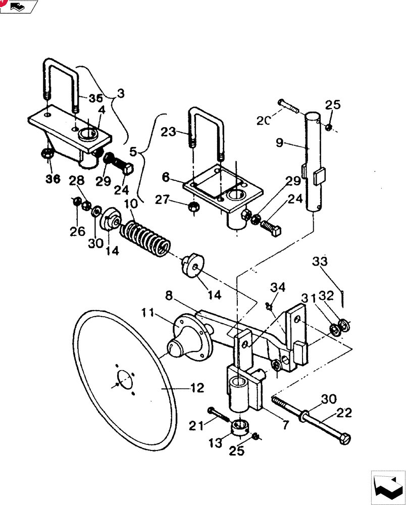 1990 Less Blade, Includes Ref. 3 (Not Shown)