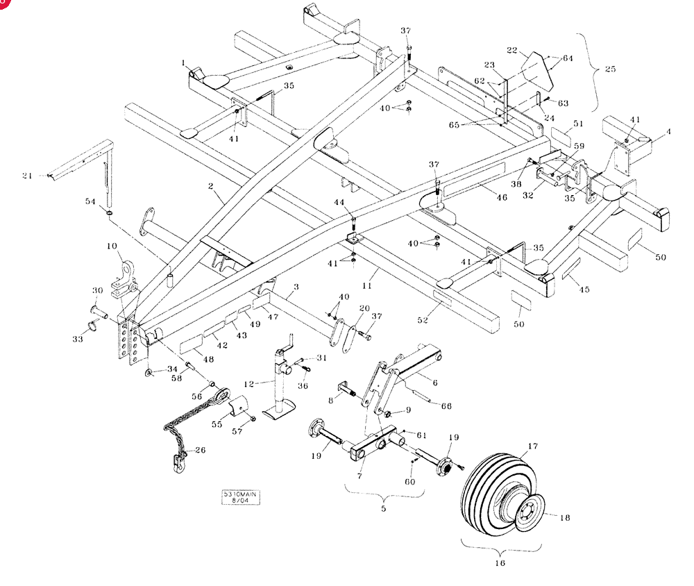 DMI NUTRI-TILL'R TUBE,101.6 mm OD x 2339.9 mm L