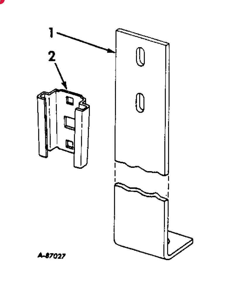 IH FERTILIZER PLANTER SUPPORT TUBE