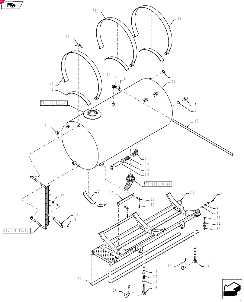 2012 FITTING,2" Male Thread x 2" 90 Degree Hose Barb