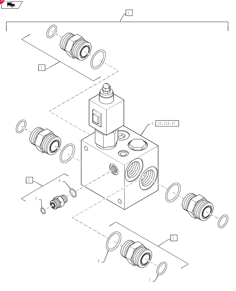 2012 HYDRAULIC VALVE