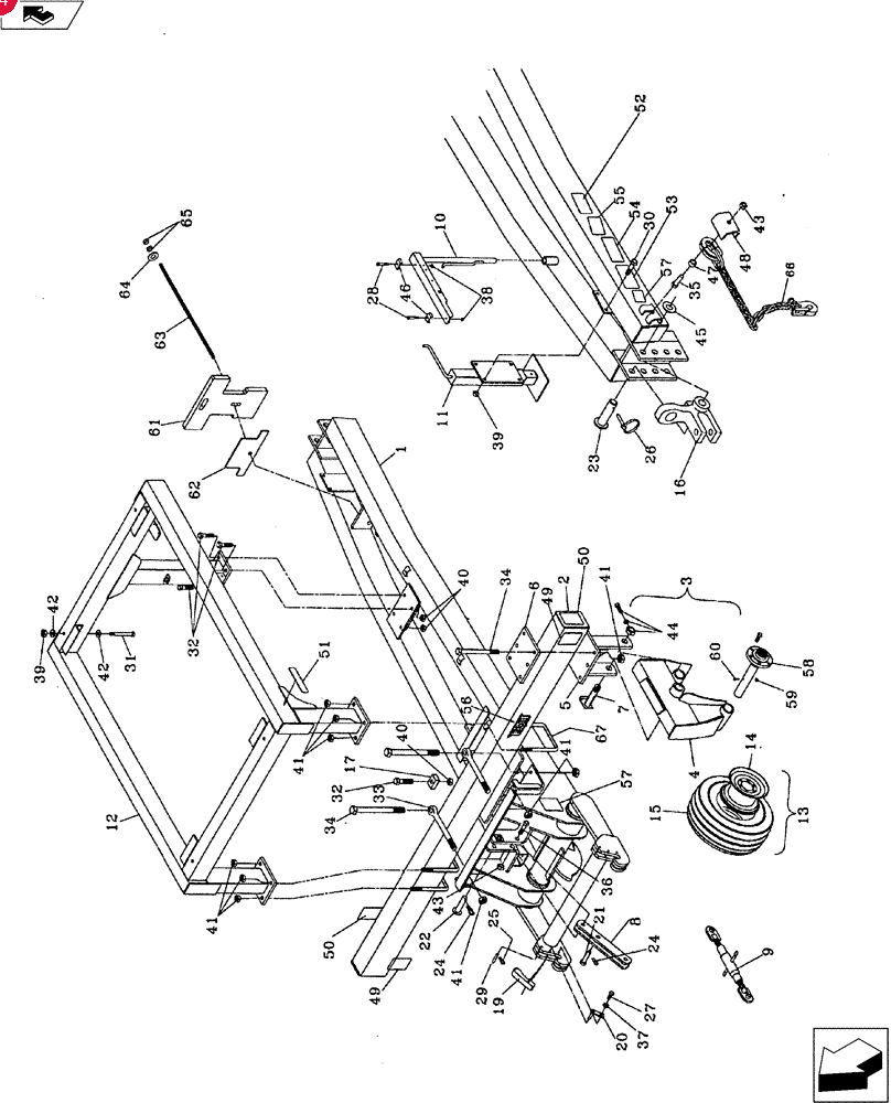 CADDY UNIT Weight, Locator Bracket