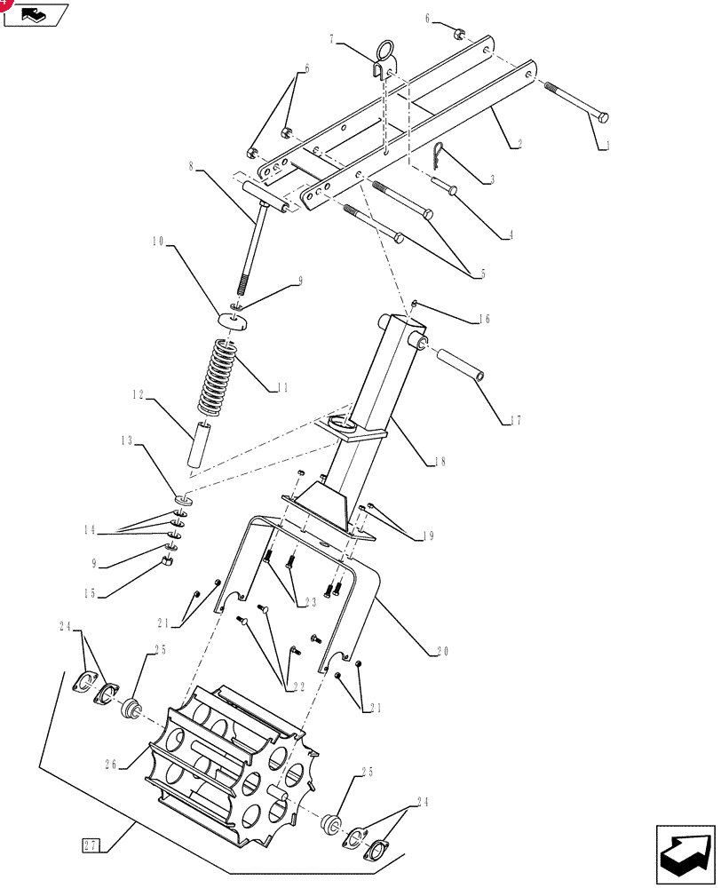 NUTRI-TILL'R 24 ROW TUBE,0.656" ID, 1" OD, 5.69" Length