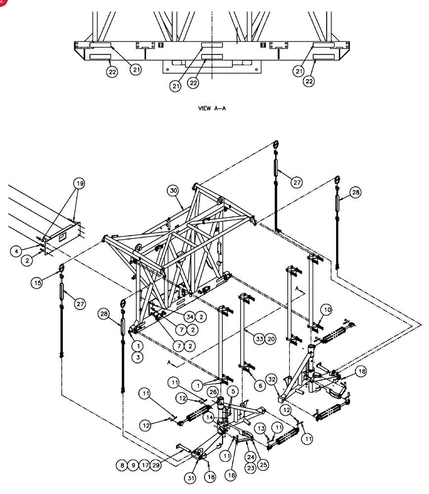 LIQUID SYSTEM APPLICATOR MAST ASSEMBLY
