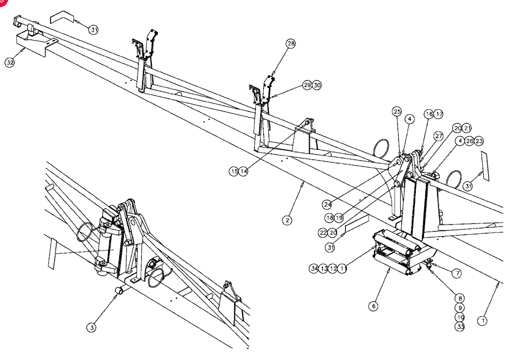 LIQUID SYSTEM APPLICATOR SHOCK ABSORBER
