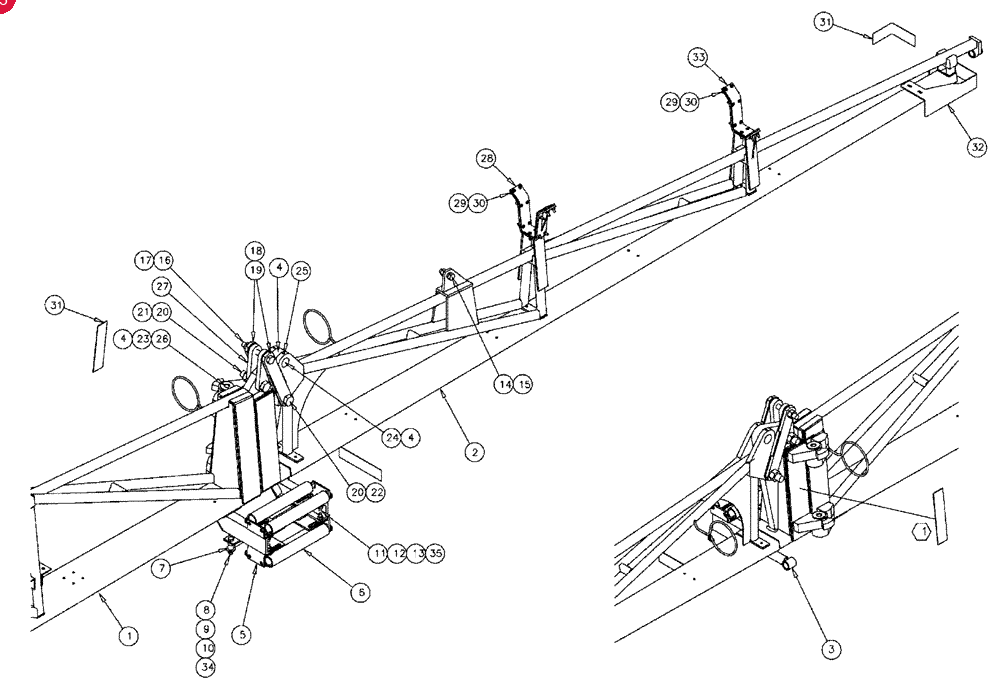 LIQUID SYSTEM APPLICATOR PROTECTION STRIP
