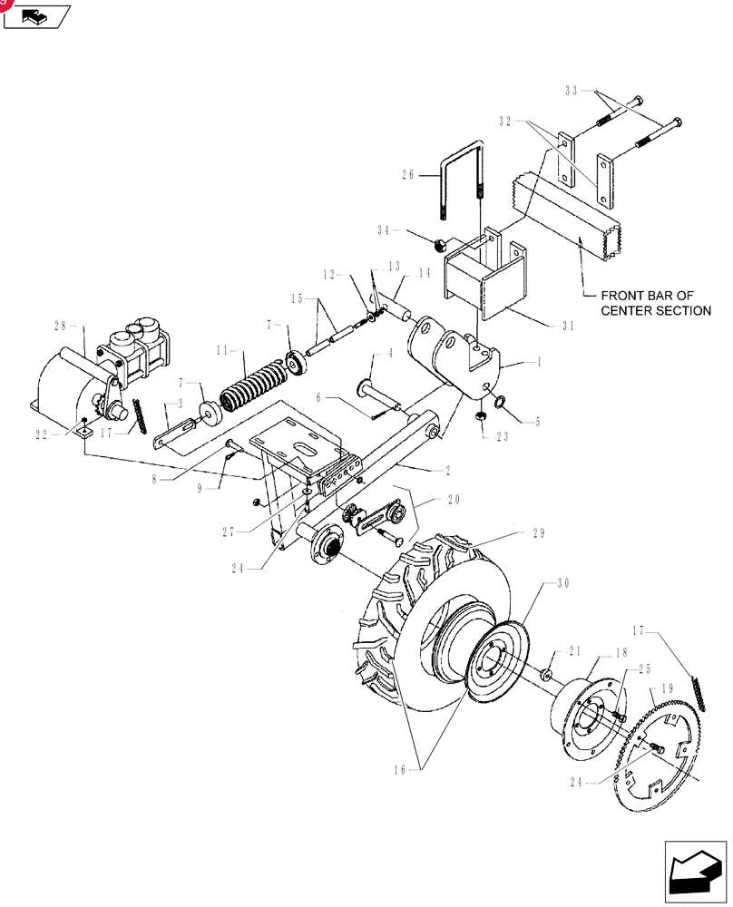 1300 GALLON CLEVIS,44.45mm OD x 164.08mm L