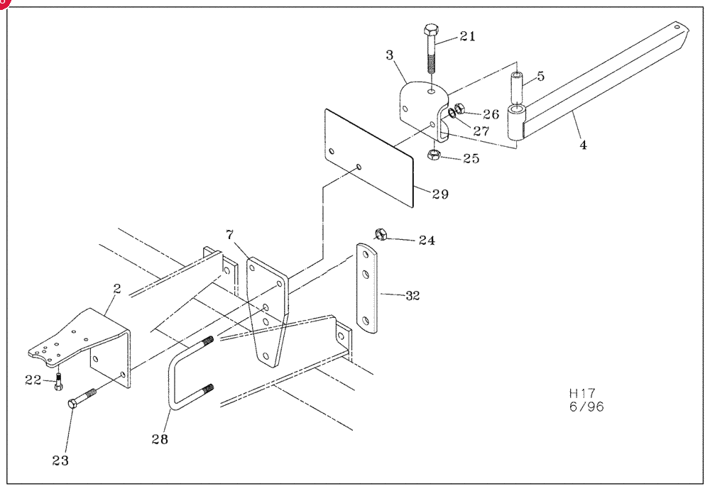 MOUNTED TUBE,0.81" ID, 1.25" OD