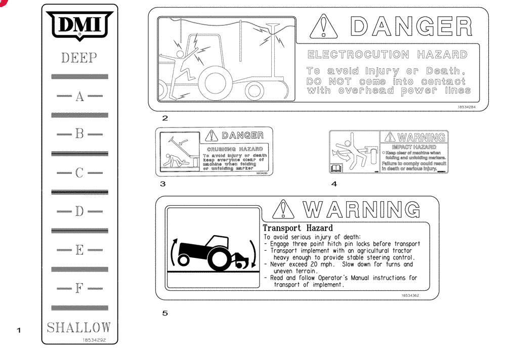 MOUNTED WARNING SIGN