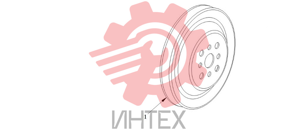 Шкив вспомогательный