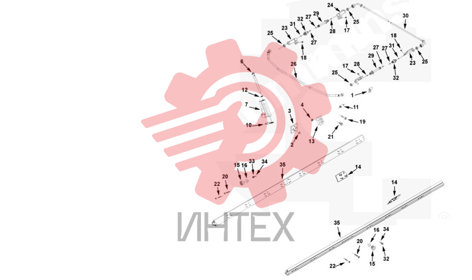 Патрубки форсунки