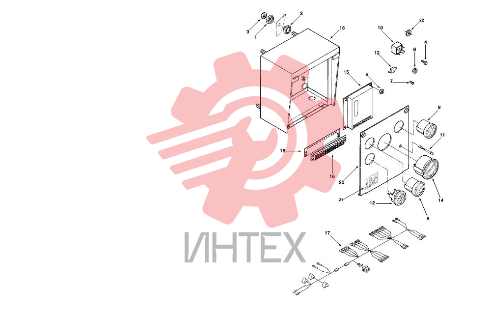 Панель приборная двигателя