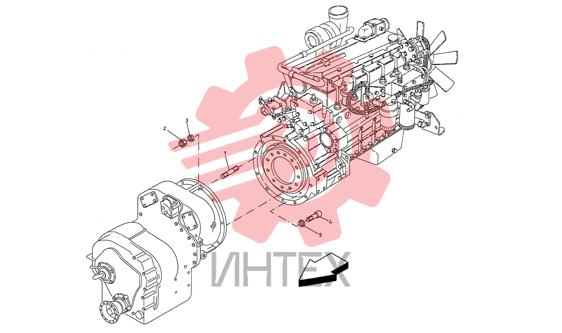 178. Болты, шпильки крепежные коробки передач VOLVO TAD720VE 32000