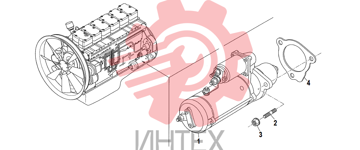 85. Двигатель - SCANIA DC12 - стартер