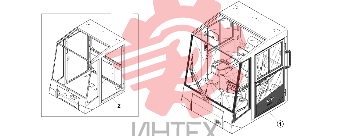 25. Кабина водителя