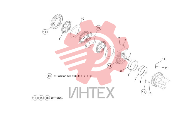 Узел тормозной