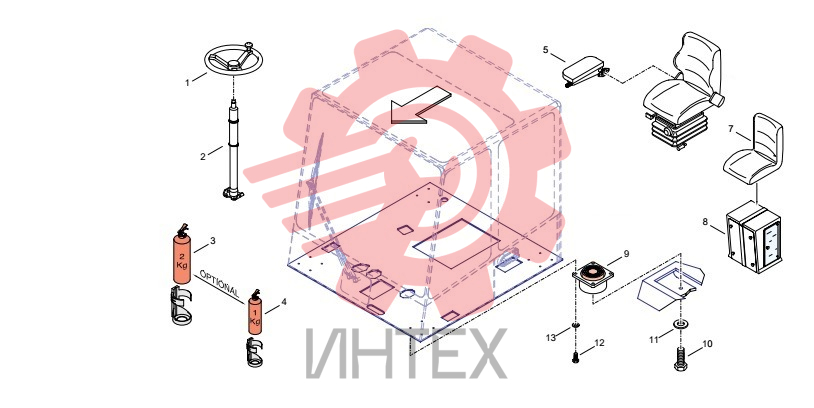 Комплектация кабины 50.F010.085