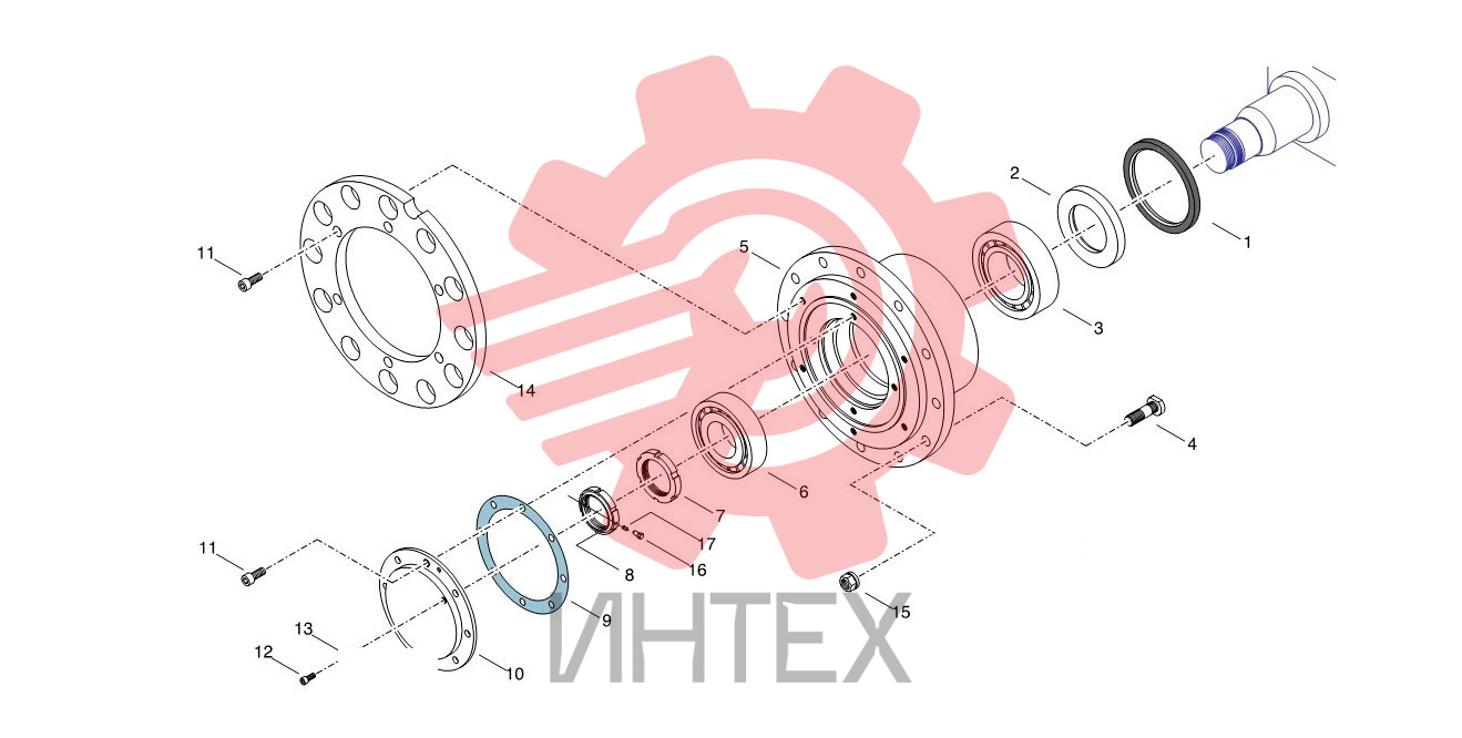 Ступица колеса 25.B010.026