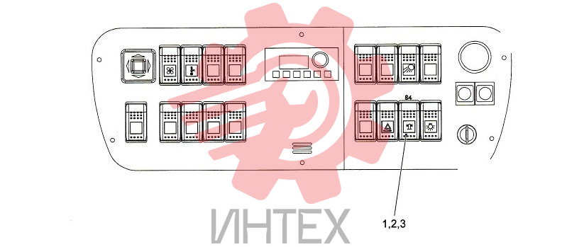 Переключатель проблескового маяка R6064100