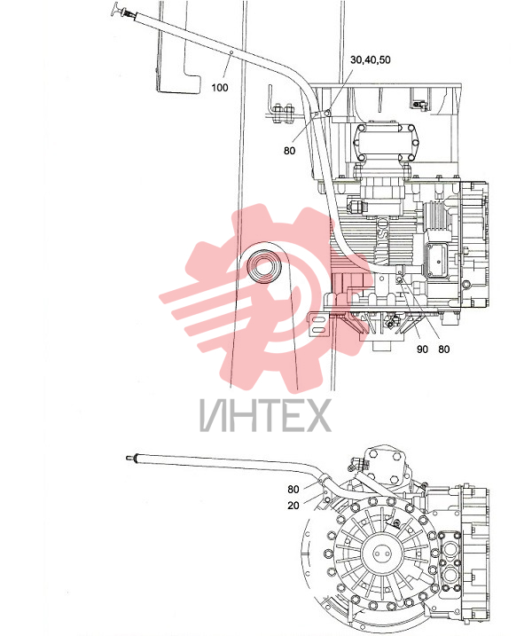 Щуп коробки передач TR5514