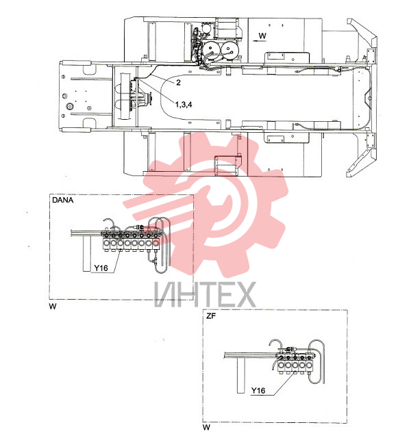 Блокировка дифференциала R5090330