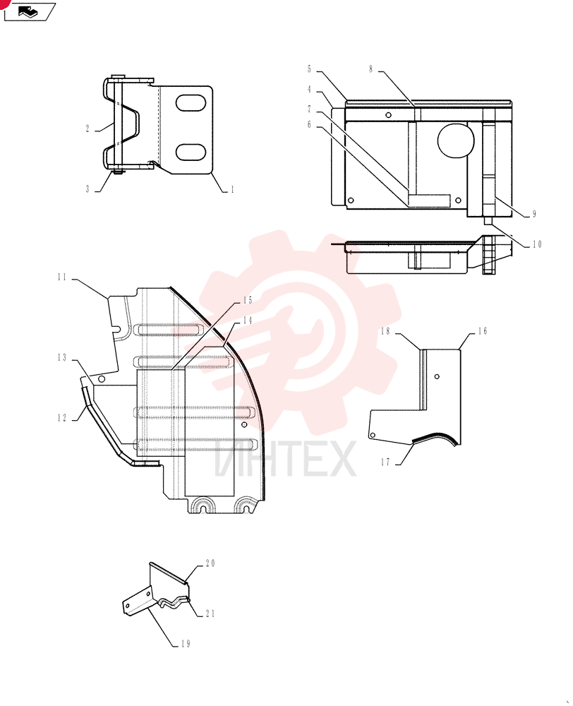 BRACKET YY21C03769P1