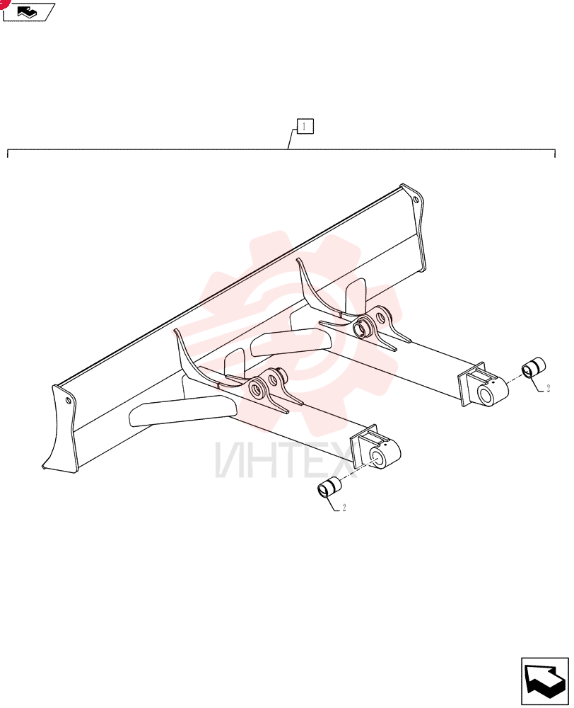 DOZER BLADE YY51B00092F1
