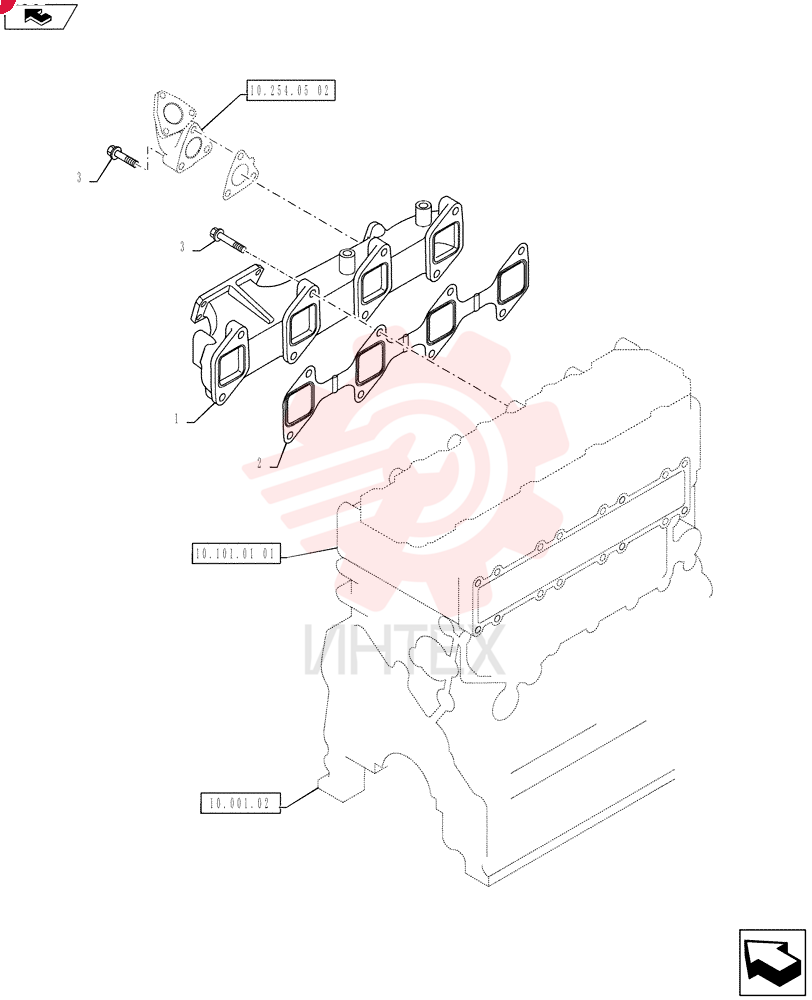 EXHAUST MANIFOLD VA32K3200100