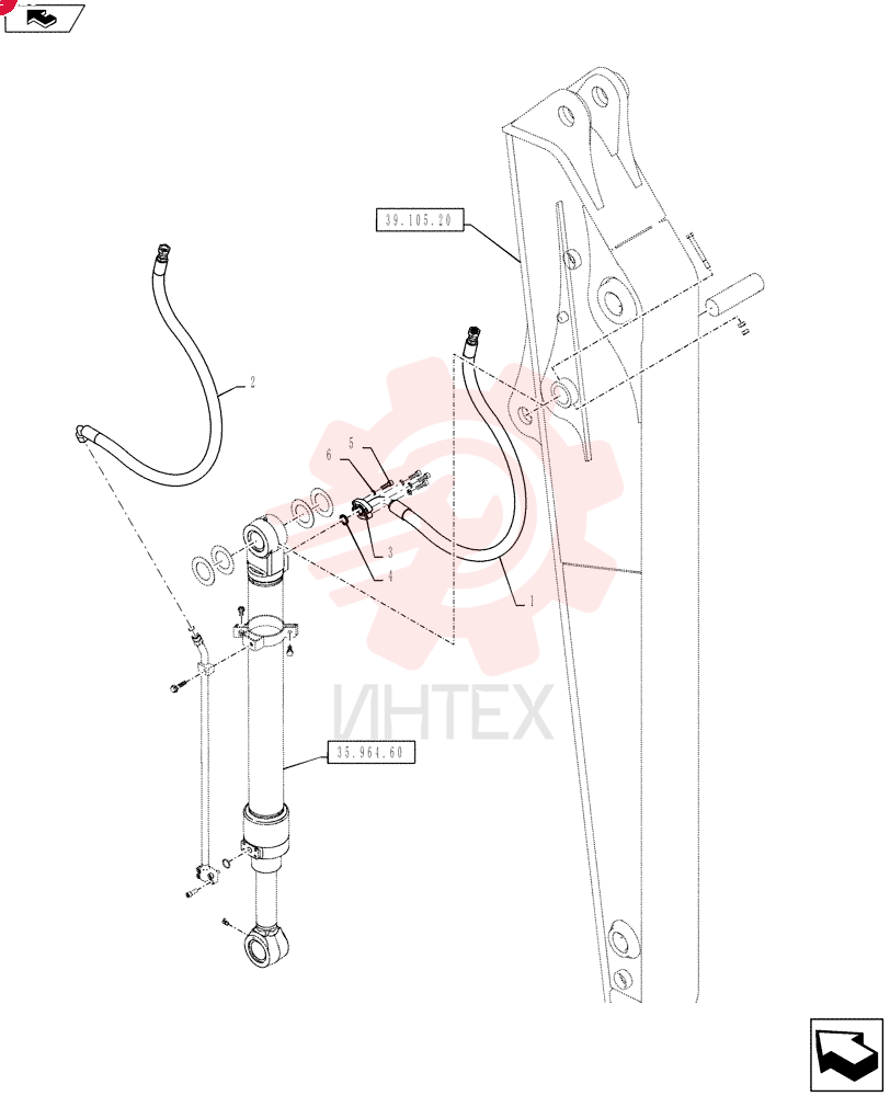 FLEXIBLE HOSE YY43H01231D2