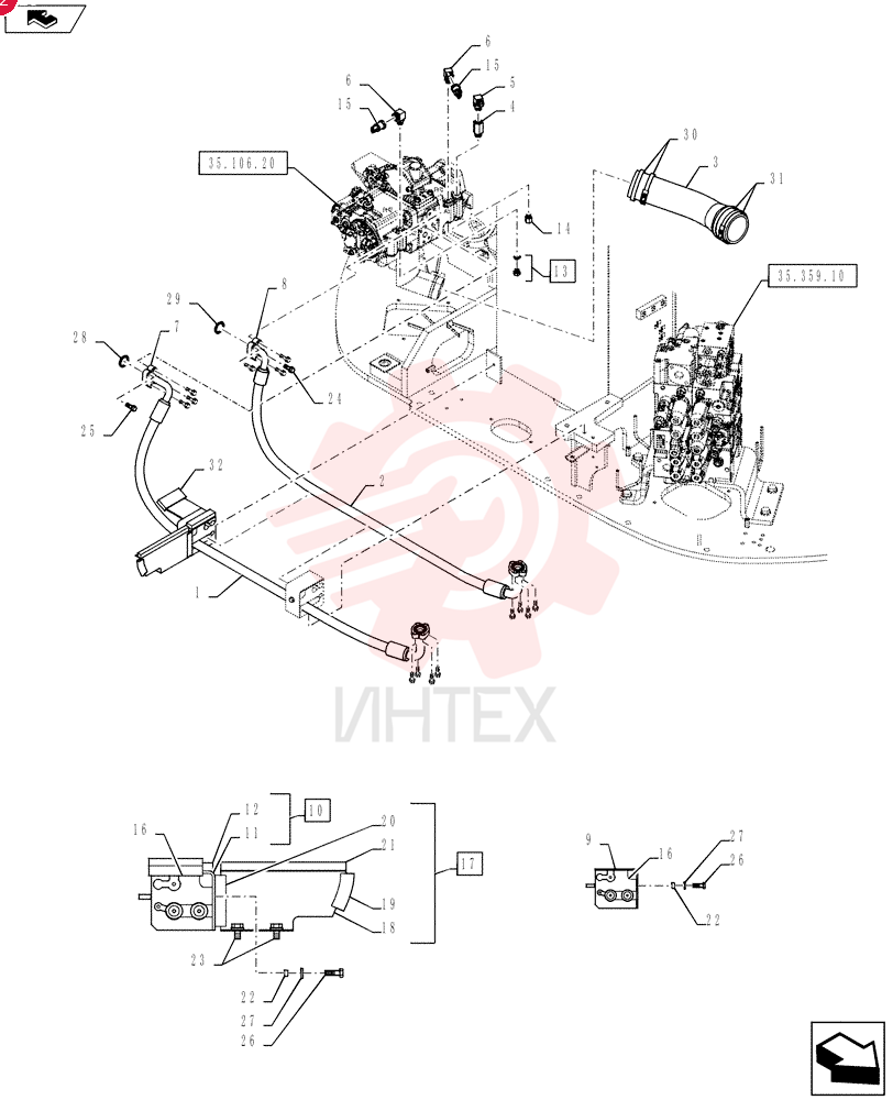 HOSE ASSY. YY30H01105P1 (2)