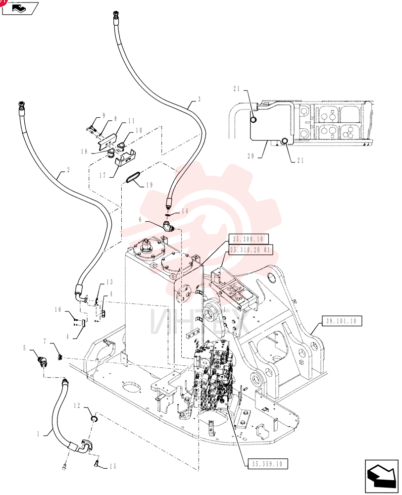 HOSE ASSY. YY32H01127D3 (4)