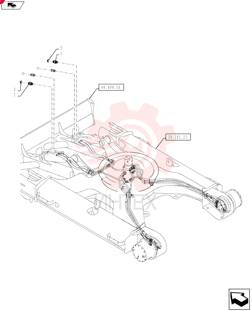 HYD CONNECTOR ZA23H15008