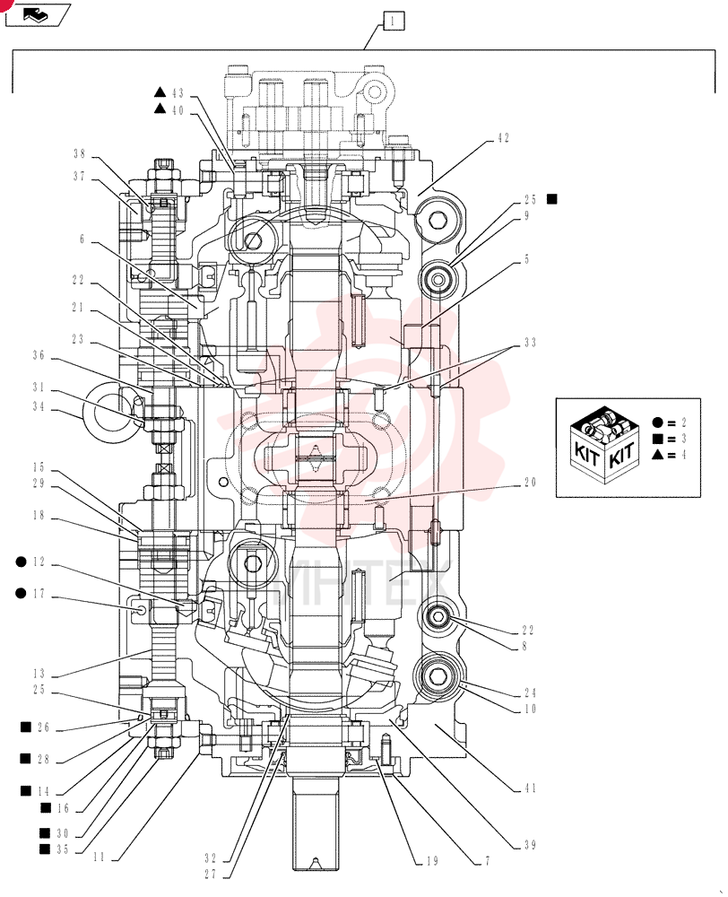 HYDRAULIC PUMP,51.2 CC YY10V00013F4 (3)