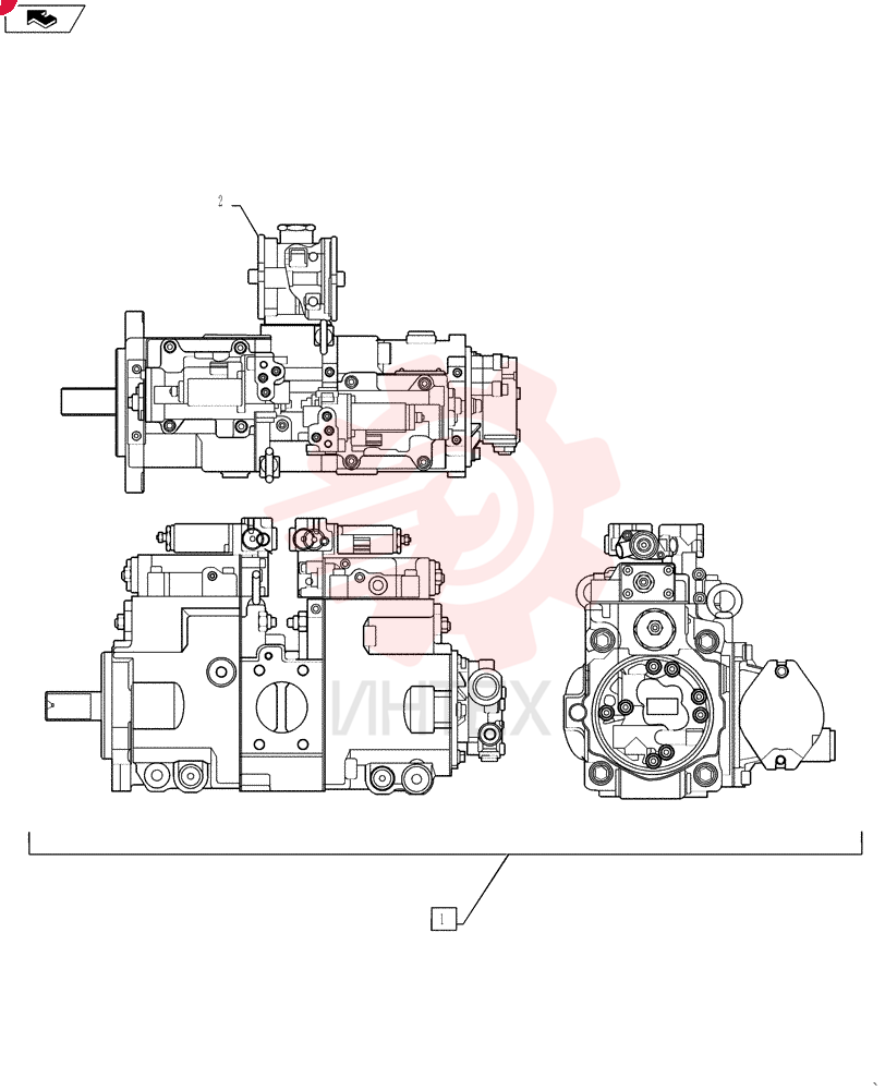 HYDRAULIC PUMP YY10V00013F5 (5)