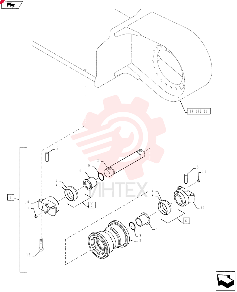 TRACK ROLLER YY64D00027F1