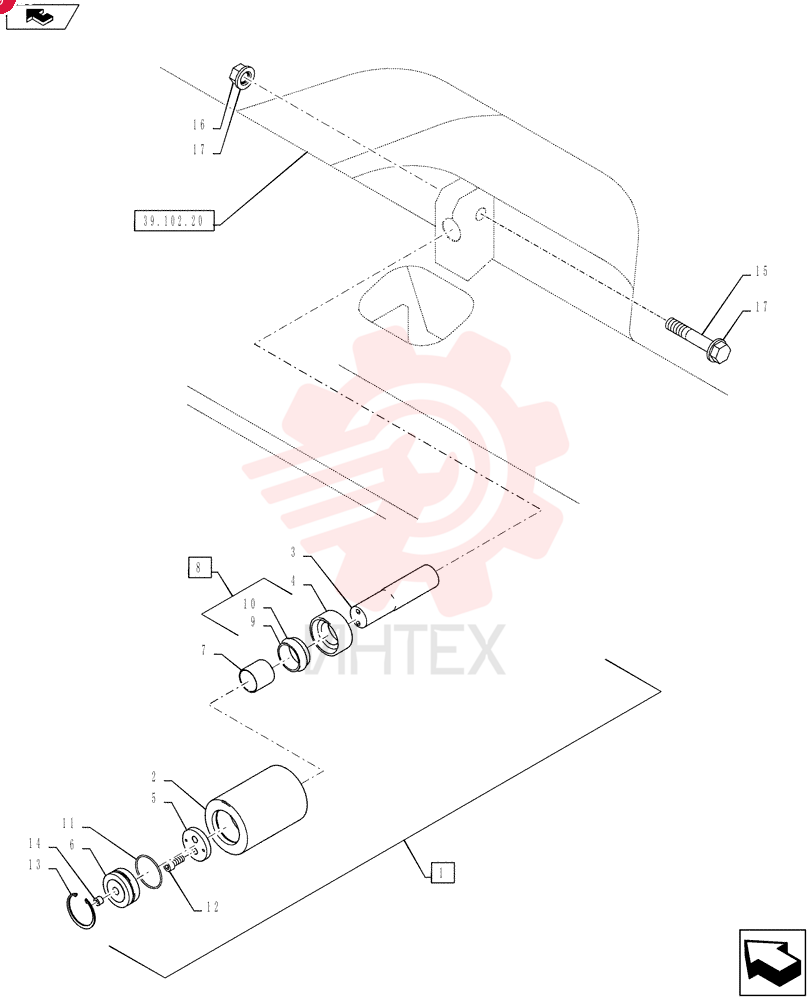 TRACK ROLLER YY64D01002F1