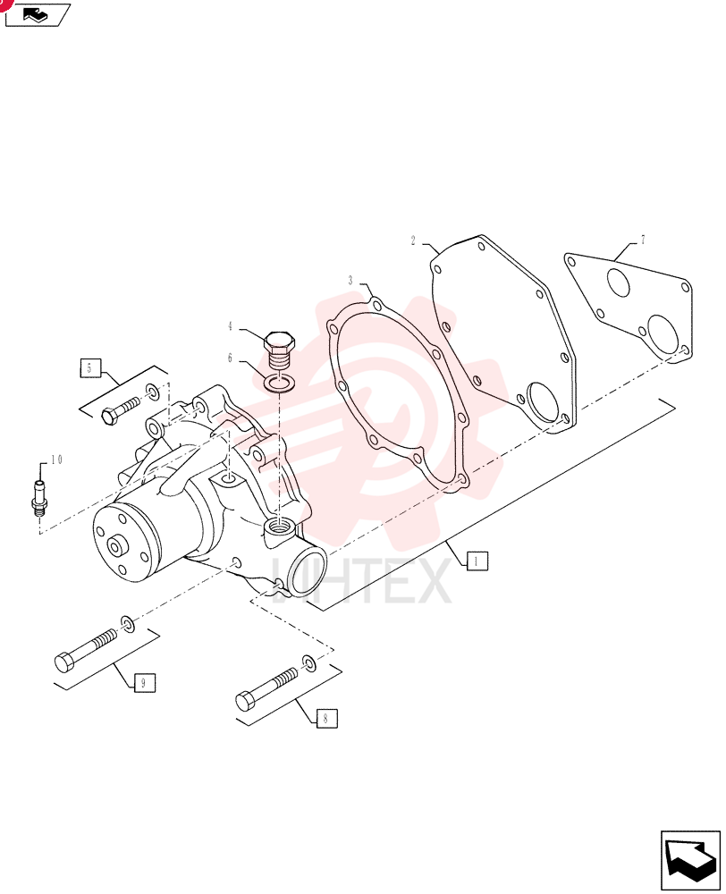 WATER PUMP VA32K4500010
