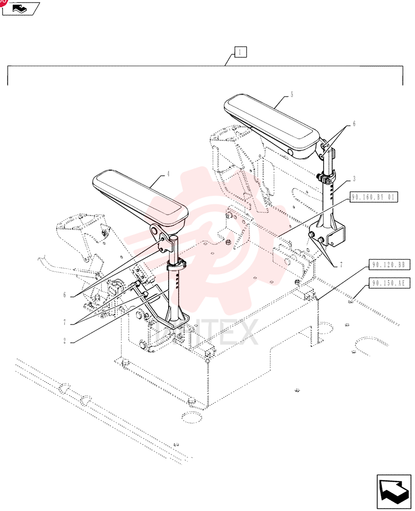 ARMREST YN25M01233F1