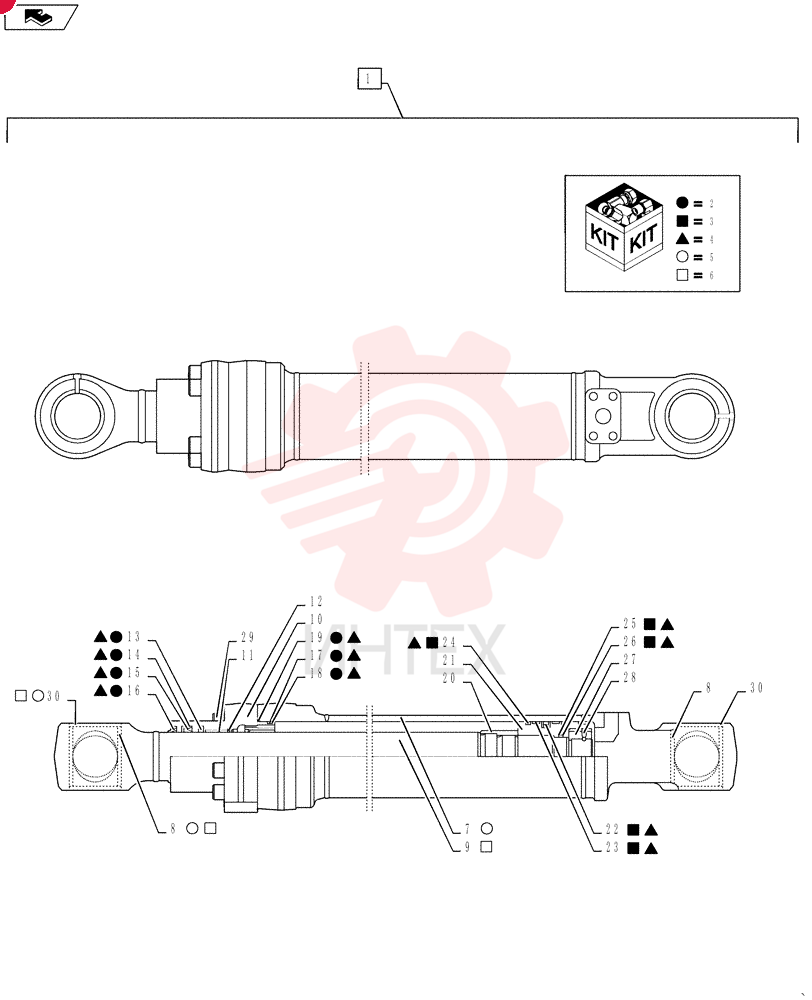 BUCKET CYLINDER YY01V00060F1