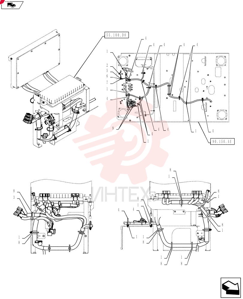 CLIP,M8 x 8.20mm Shank YN13E01375P1 (3)