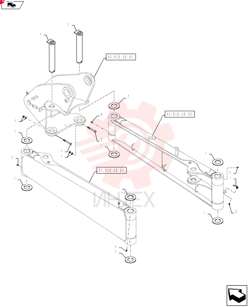 HOSE,6.40mm ID x 540mm L 2444R1117D054 (2)