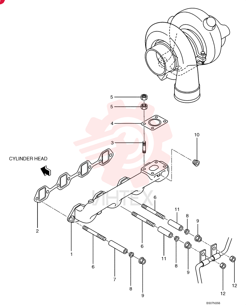 EXHAUST MANIFOLD VA3423221600