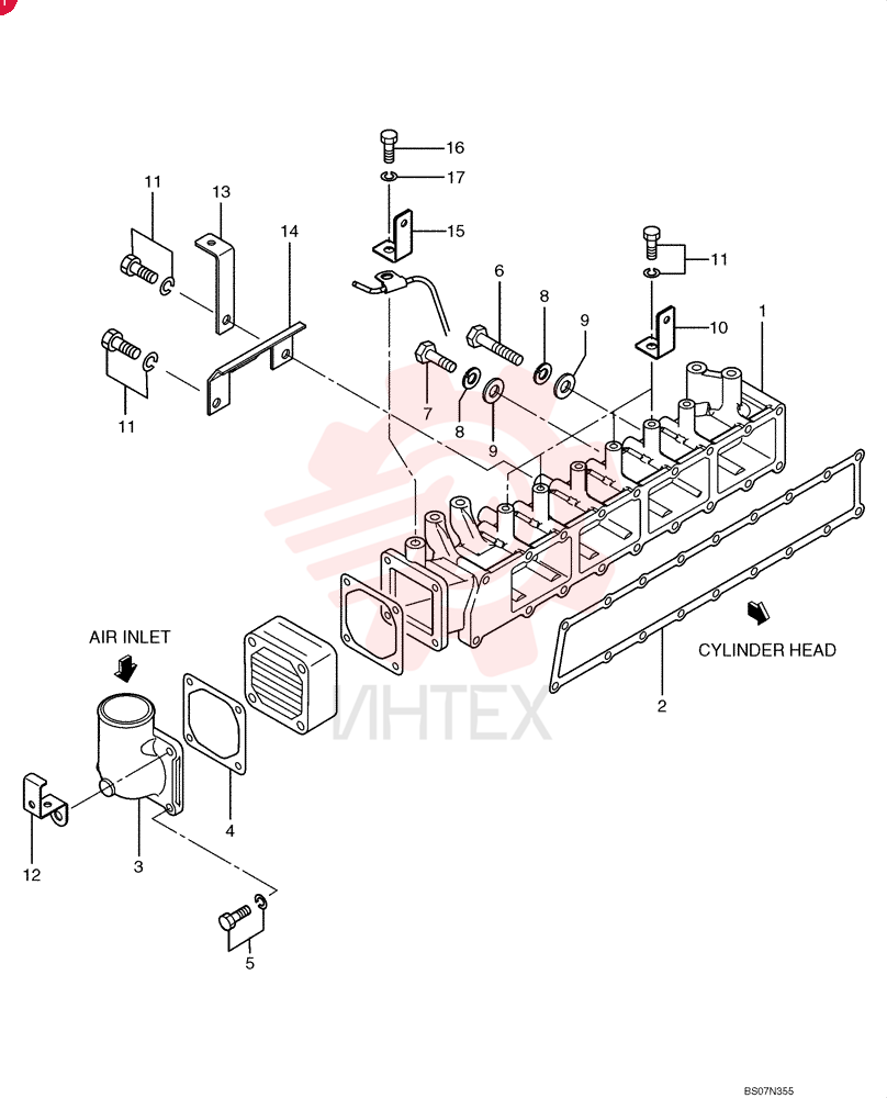 INLET MANIFOLD VA32G3010100