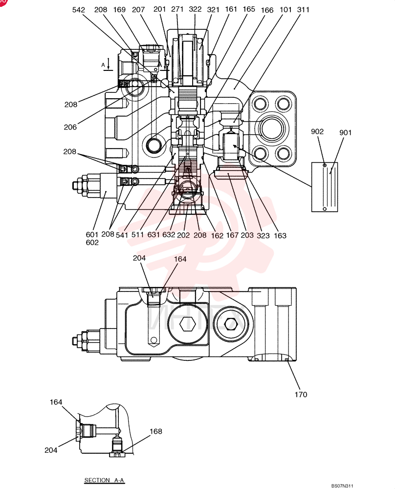 Valve Assembly, Holding YB28V00010F1